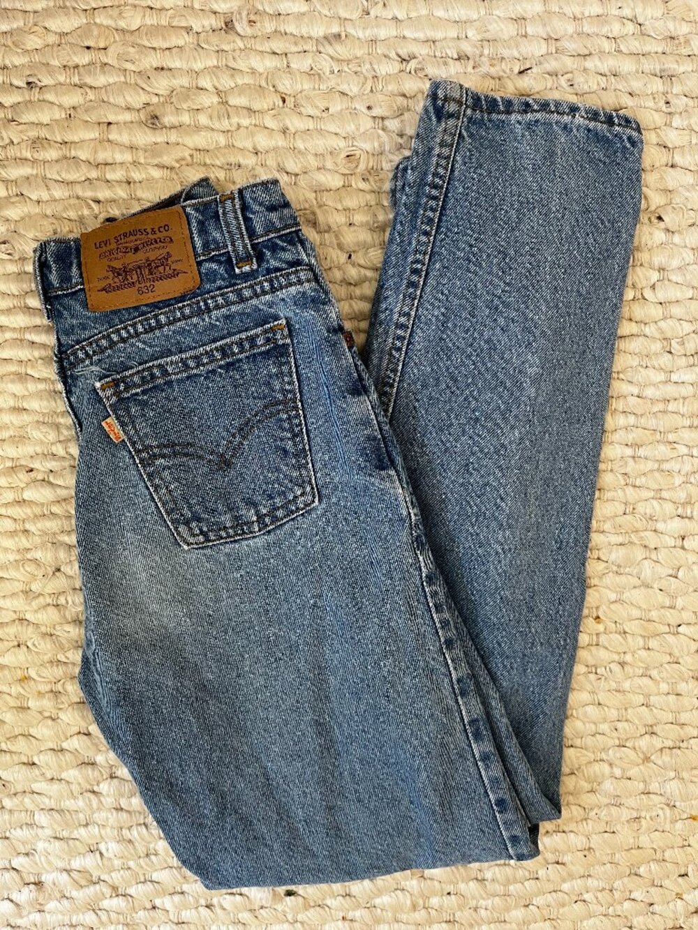 Vintage Levi's Orange Tab Jeans Made in Canada High Rise Mom Jeans 26X28